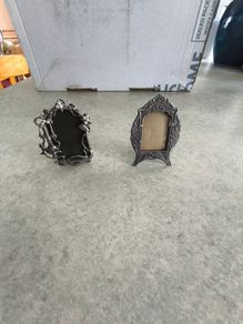 Set of 2 Antique Miniature Victorian  Picture Frame Retro Vintage Mini Photo