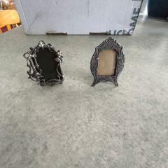 Set of 2 Antique Miniature Victorian  Picture Frame Retro Vintage Mini Photo