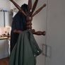 Mahogany coat stand Image 2