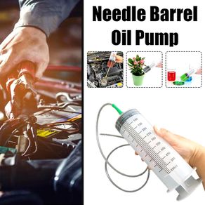 550ml Large Capacity Syringes Oil Pump With 1m Hose Pet Feeding Measuring Pump Hydroponics Nutrient Big Syringe