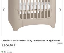 leander bed/cot