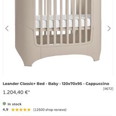 leander bed/cot
