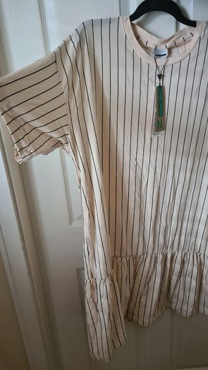 Noisy May Stripe Dress Size Xl(nwt)