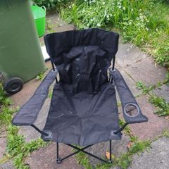 Black Folding Camping Chair - Dunnes Stores - New with tags