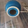 Small table lamp..blue ceramic. Not working. Image 3