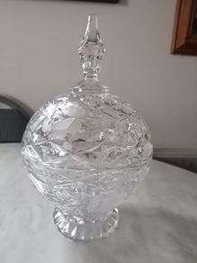 Crystal Bon Bon Jar with Lid