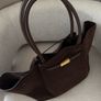 DeMellier New York Brown Mocha Suede Bag Image 6