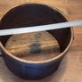 Beautiful vintage wooden pot 20L with metal handles Image 6