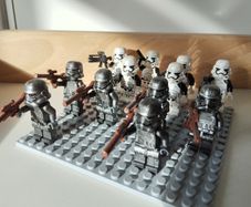 12x Space Trooper Minifigures Bundle