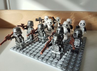 12x Space Trooper Minifigures Bundle