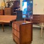 Vintage 1960s Walnut Chest of Drawers with Mirror -  Warehouse and Showroom Open Saturday 11th April 12 till 4pm Eircode R95T227 Image 3