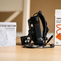 TILTA TA-LRH-57-B Left Side Advanced Power Handle with Run/Stop Recording Button + ZGCINE PD-NPF USB-C PD Dummy Battery Cable 60CM Braided Wire