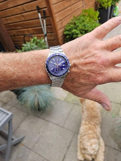 Watch Seiko Pilot Chronograph.
