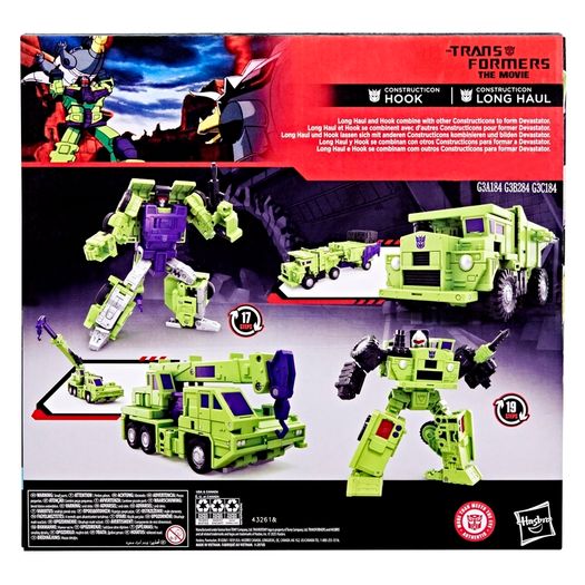 Transformers The Movie Constructicons Long Haul & Hook 2-Pack