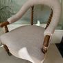 Antique Victorian, Hindley & sons armchair. Image 2