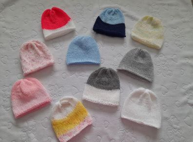 Handmade baby hats