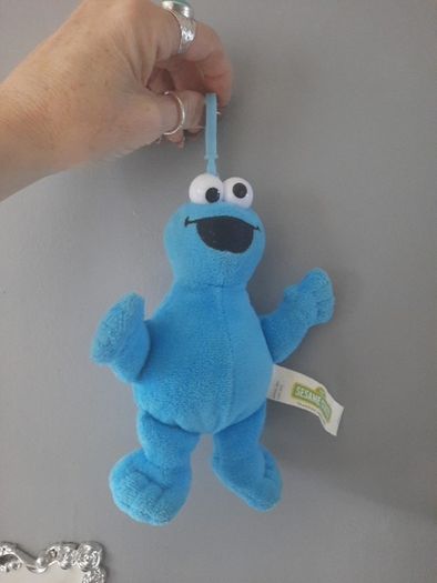 cookie monster bag charm