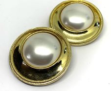Mid century costume earrings