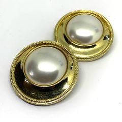 Mid century costume earrings