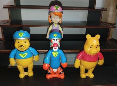 Rare Mattel Disney 2008 Darby Pooh Tigger Figures 8-9cm My Friends Tigger & Winnie The Pooh