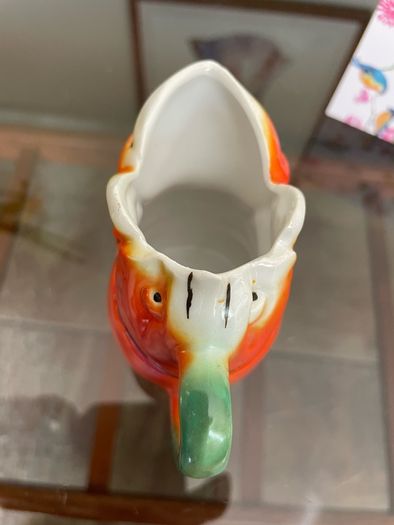 20th Century Retro Orange Lobster Design Mini Jug Creamer Souvenir from Blackpool 1960s