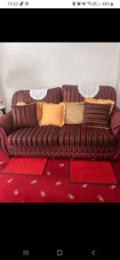2 seater & matching  chair immaculate