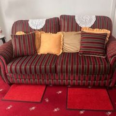 2 seater & matching  chair immaculate
