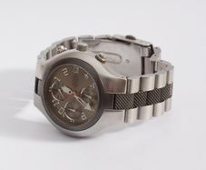 Gents Guess Waterpro Steel Quartz Watch