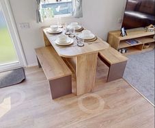 Table and benches