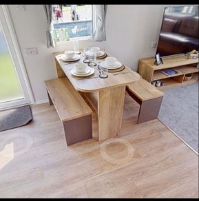 Table and benches