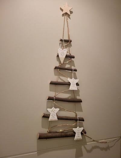 Christmas tree ladder