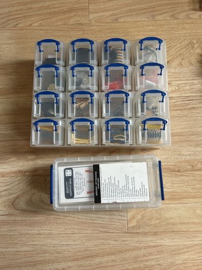 Random collection of electronic maker hobbyist components