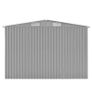 Garden Shed 257x298x178 cm Metal Grey Image 9