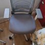 Brand New Office/Gaming Chair, Foldable Backrest for Small Spaces, Flip-up Armrests, Footrest(!) - Grey Image 2
