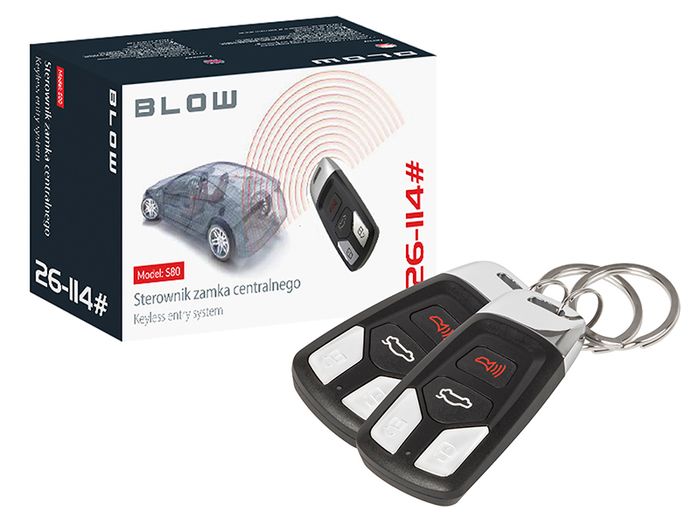New Keyless Entry Car Window System S80 Central Lock + 2x Remote Control #1041