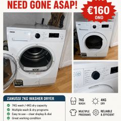 Zanussi 7kg Condenser Tumble Dryer  Excellent Working Order