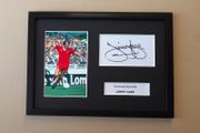 Liverpool FC legend  framed autograph JIMMY CASE