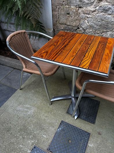 Garden Table & Two Chairs