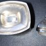 Vintage EPNS Art Deco style pepper shaker , H 11,4 cm Image 4