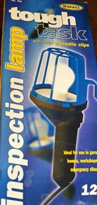 New inspection lamp with fitted crocodile clips