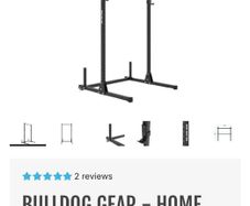 Bulldog Gear - Home gym series squat rack with pull up bar.
