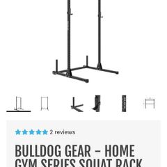 Bulldog Gear - Home gym series squat rack with pull up bar.