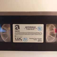 Motorhead Live In Toronto VHS PAL Video (Tape Only) No Incert Sleeve Or Box.