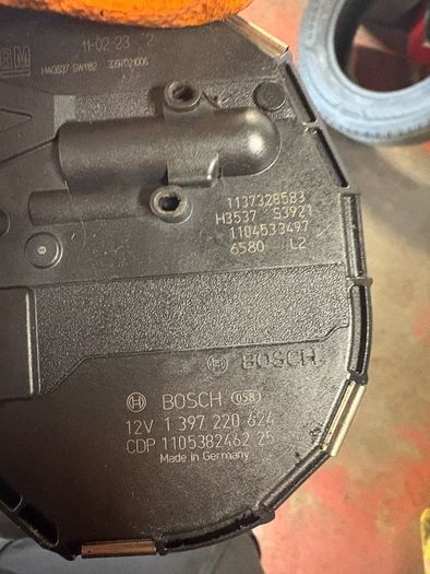 Astra J front wiper motor