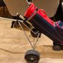 Golf Clubs with Golf Bag and Cart. Image 6