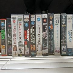 12 VHS Ex Rental Films
