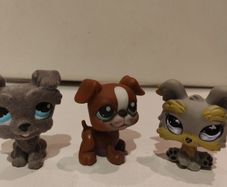 Littlest Pet Shop Dogs Lot of 3