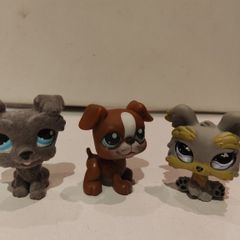 Littlest Pet Shop Dogs Lot of 3