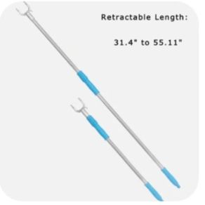 Clothes hanging rod