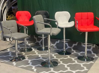New High Bar Stools / Chairs / Adjustable Height / Delivery